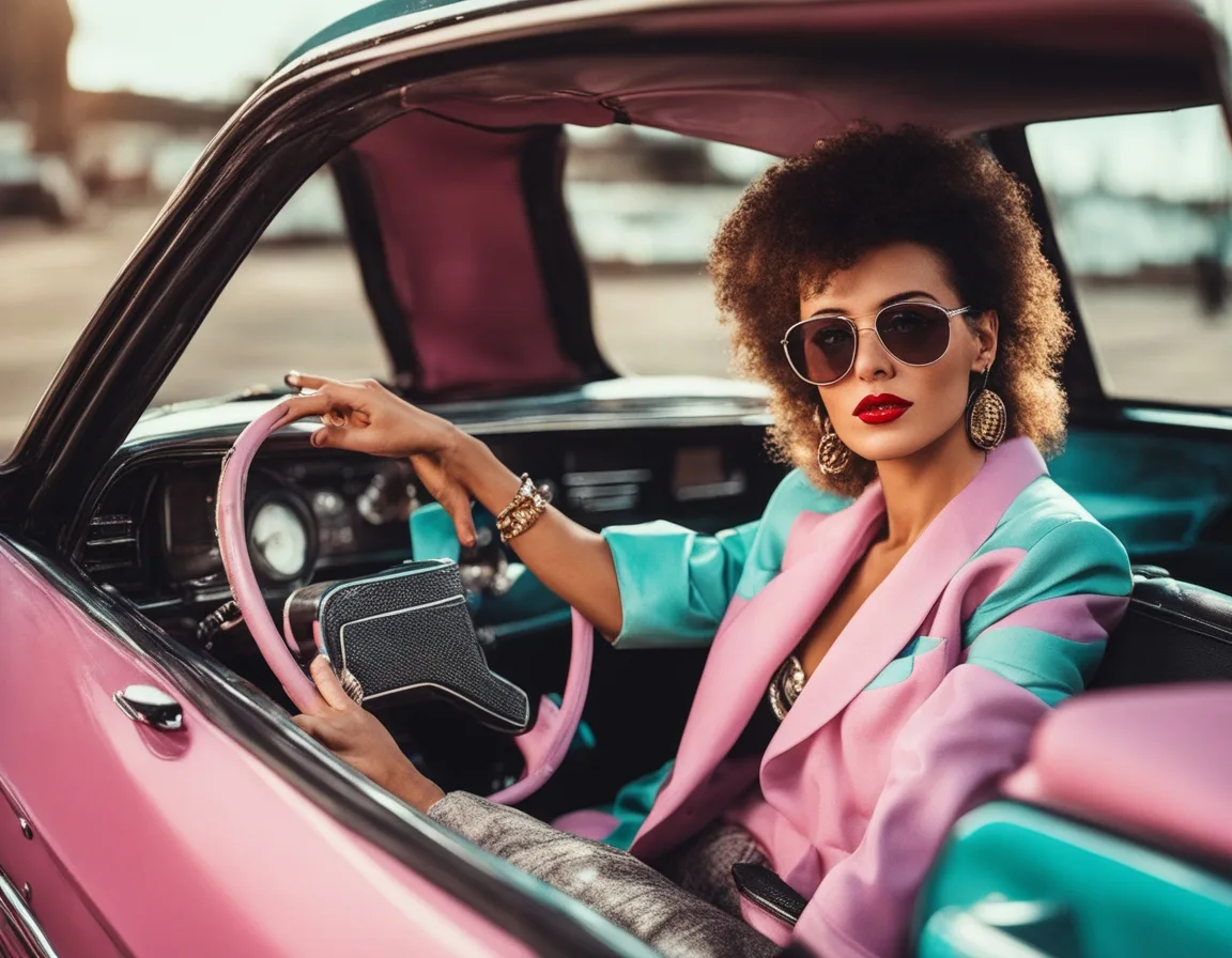 Stylish Women in Vintage Cars: A Timeless Fusion of Elegance and Automotive History